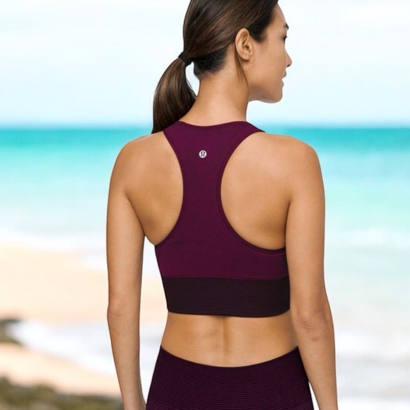 lululemon athletica Other - Lululemon Ebb to Train Bra Wash in Marvel / Black Sz 6